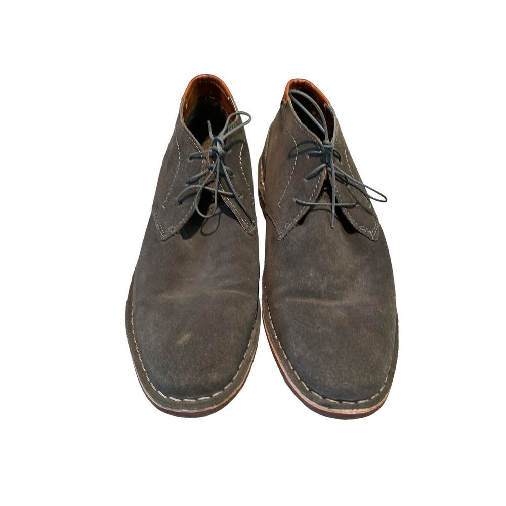 Kenneth‎ Cole Unlisted Men's Suede Shoes Lace Up Real Deal Gray  Size 11